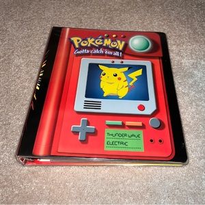 Pokémon Vintage 1999 Pikachu Card Binder